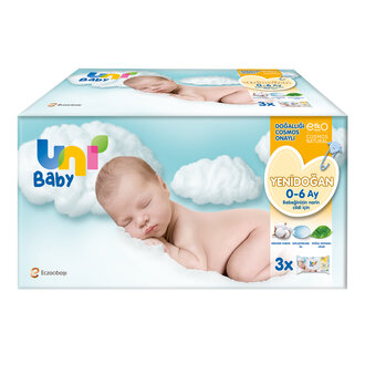 Uni Baby Islak Havlu 3x40 Li Yenidogan