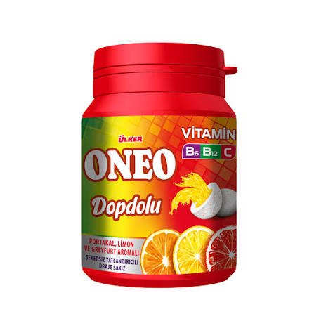 Ülker Sakız Oneo Dopdolu Vit.dra.48gr Şişe Meyv.ar