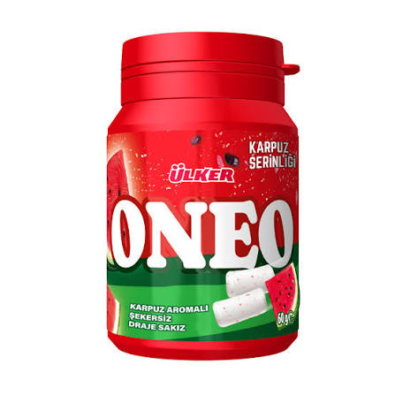 Ülker Sakız Oneo 60 Gr Karpuz Draje Sakız