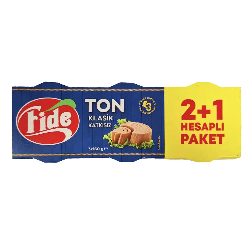 Fide Ton Balığı 3x160 Gr Klasik
