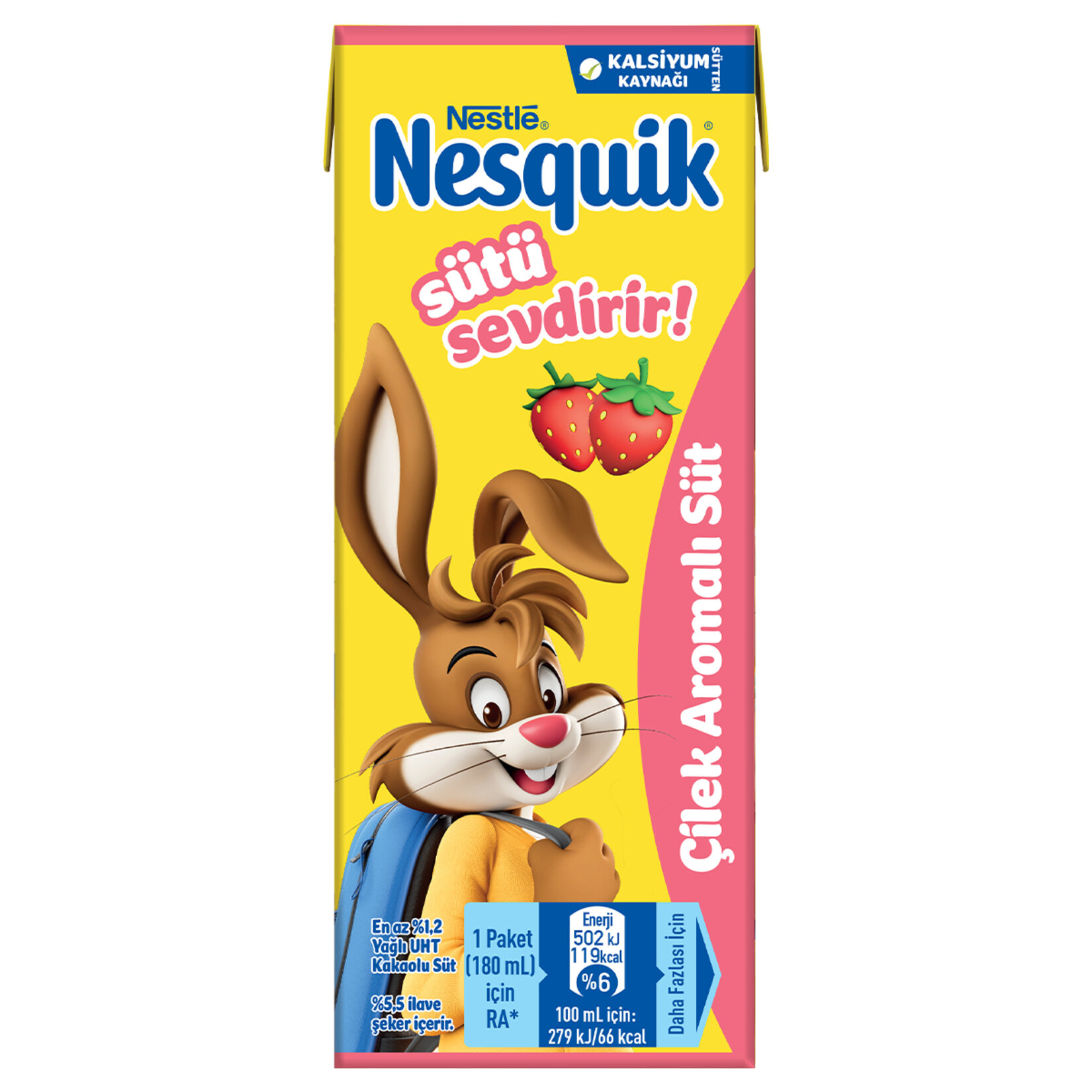 Nestle Nesquik Süt 180 Ml Çilekli