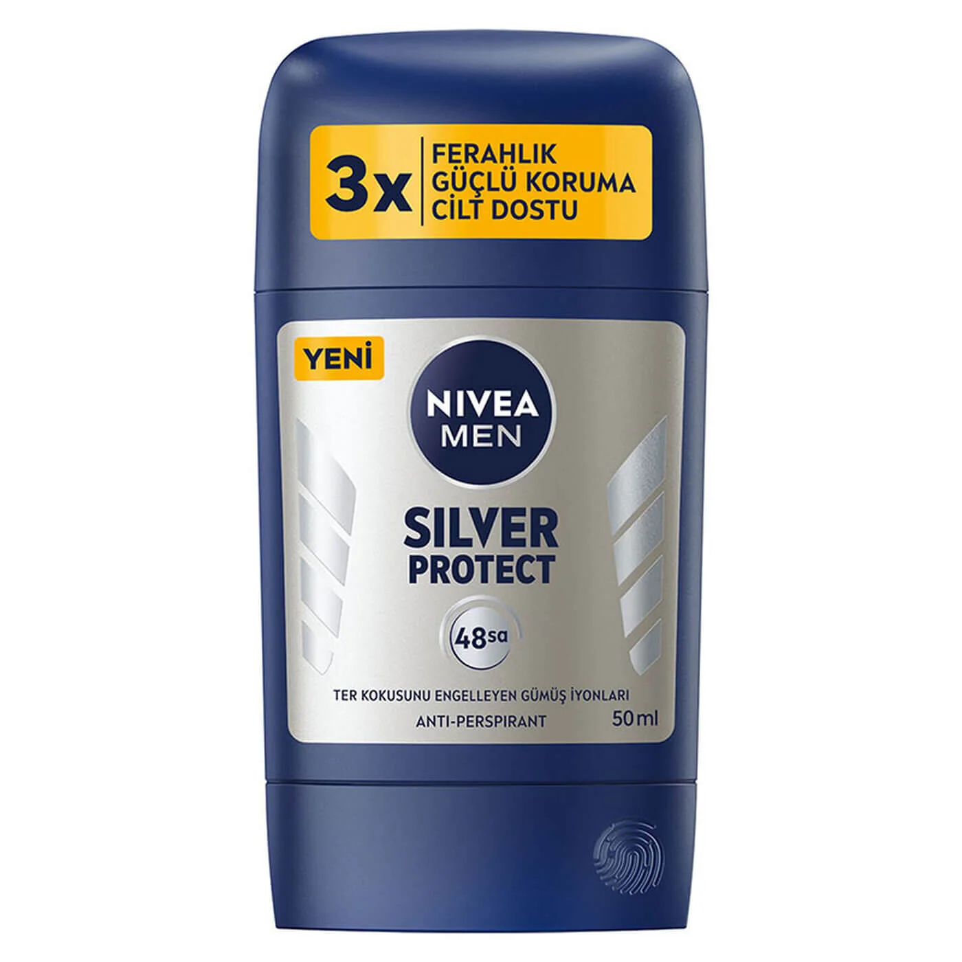 Nivea Deo Stick Men 50 Ml Silver Protect