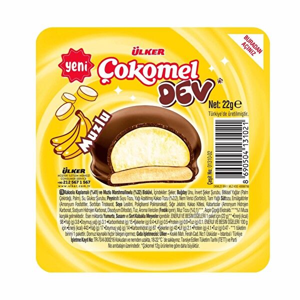 Ülker Cokomel Dev 22 Gr Muzlu