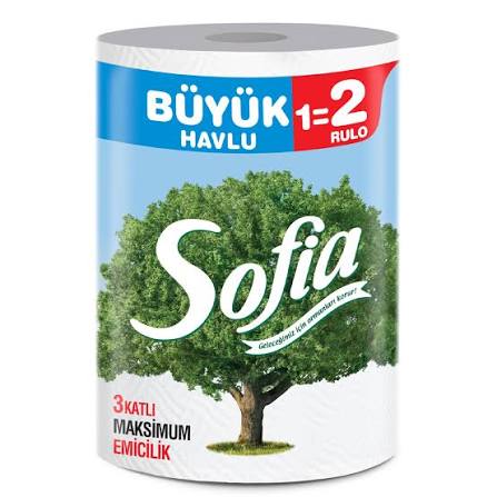 Sofia Kağıt Havlu Büyük 1=2 Rulo