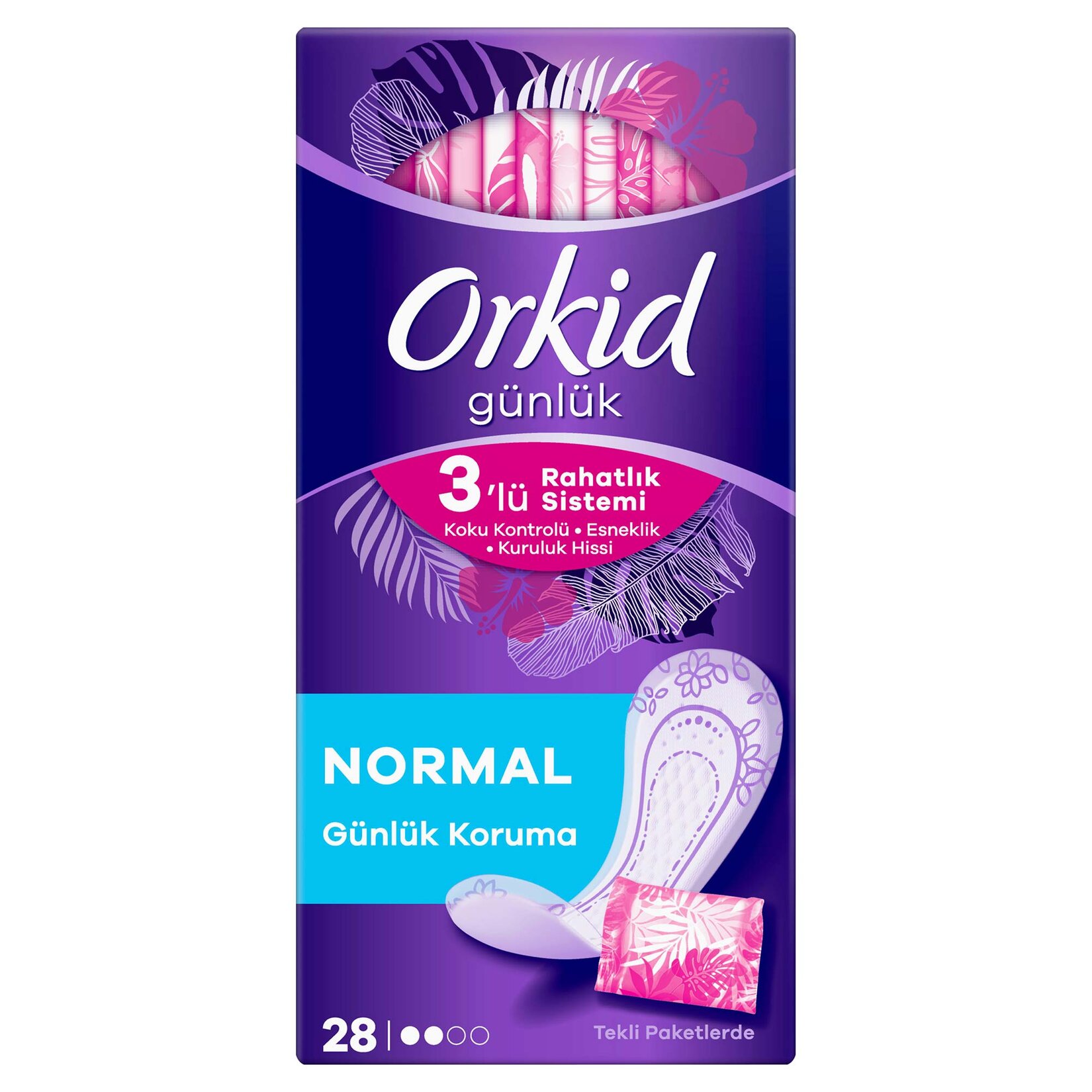 Orkid Günlük Koruma 28'li Normal