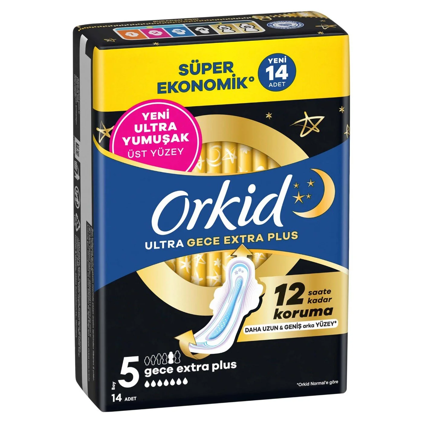 Orkid Ultra Gece Extra Plus 4'lü 14'lü