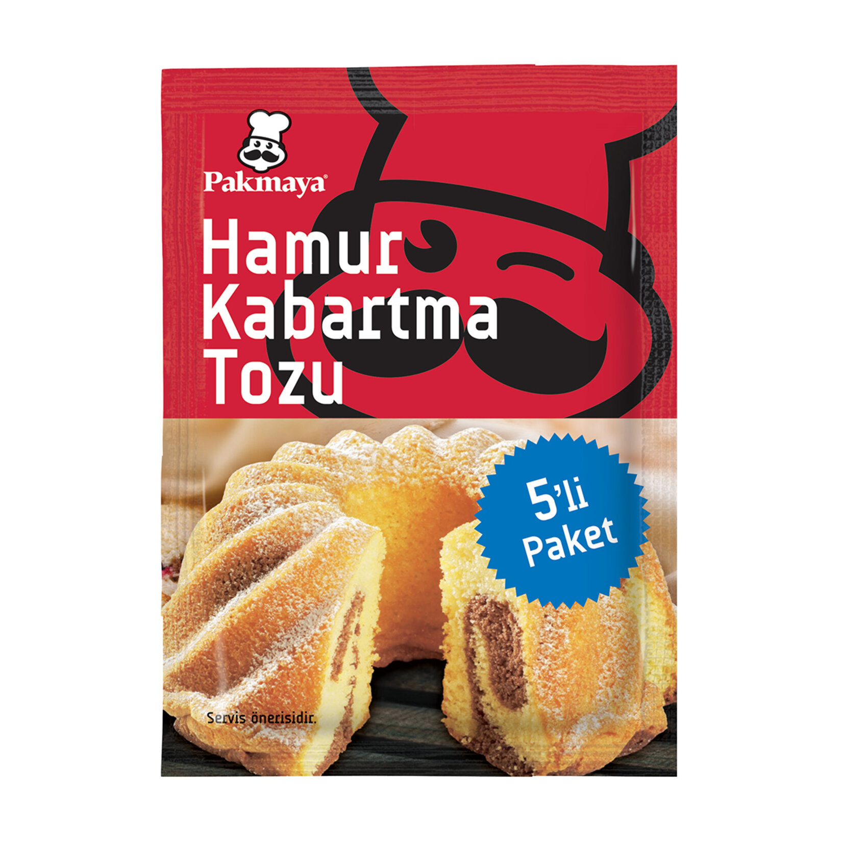 Pakmaya Hamur Kabartma Tozu 5'li 50 Gr
