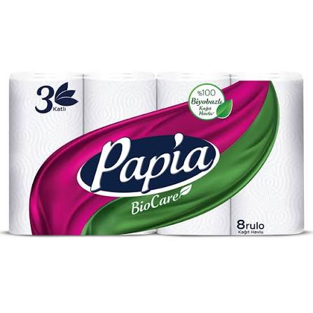 Papia Havlu 8'li Bio Care