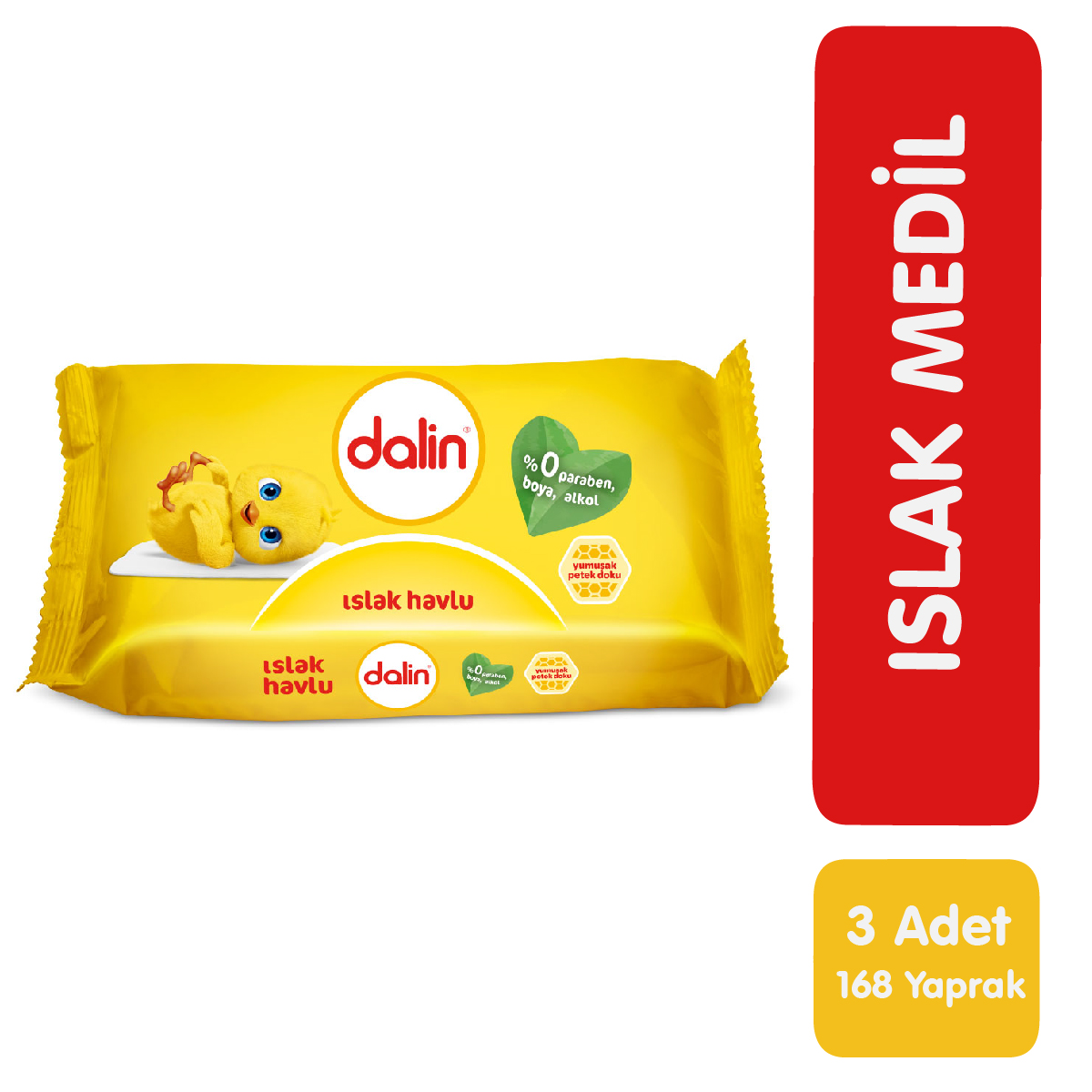 Dalin Wet Wipes Islak Mendil 168'li