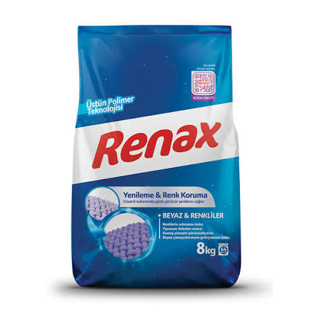 Renax Matık 8 Kg Beyazlar ve Renklıler