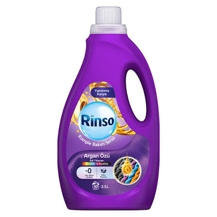 Rınso Cam.det. Sıvı 2,5 Lt Argan -Renkli&Siyah