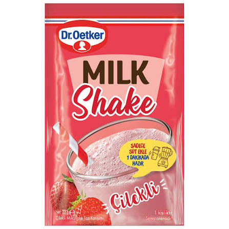 Dr.oetker Milkshake Çilekli 22 Gr