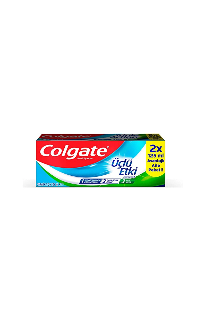 Colgate Dis Mac. Uclu Etkı 2x125 Ml Aile Paket