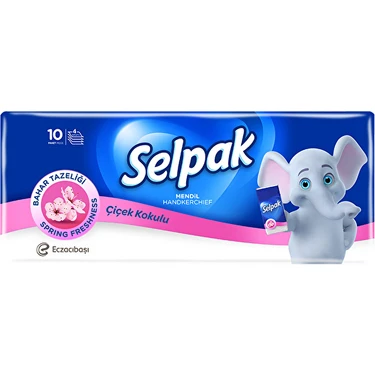 Selpak Mendil 10'lu Paket Cıcek Kok.