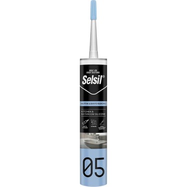 Selsıl Mutfak ve Banyo Sılıkonu Şeffaf 05 280 Ml