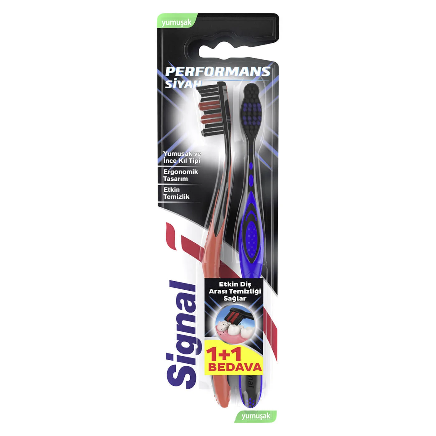 Sıgnal D.fırcası 1+1 Performance Black