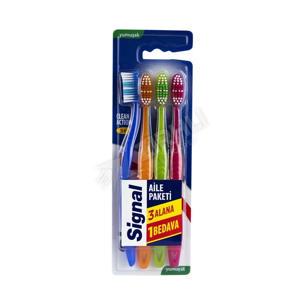 Sıgnal D.fırcası 3+1 Clean Actıon Aıle Paketı