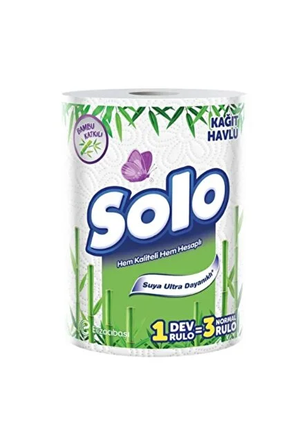 Solo Kağıt Havlu Bambu Dev Rulo 1=3