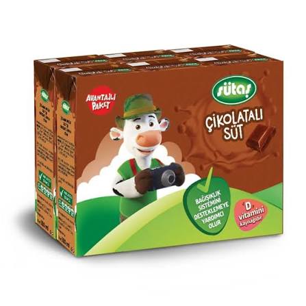 Sütaş Süt 6x180 Ml Çikolatalı