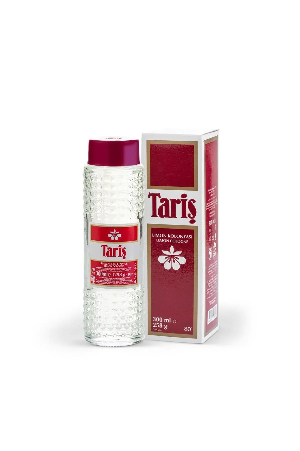 Tarıs Kolonya Cam 300 Ml Limon