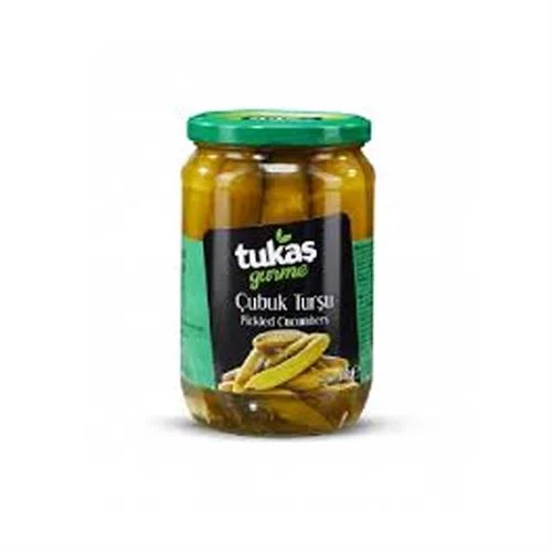 Tukas Turşu 670 Gr Cubuk Salatalık Cam