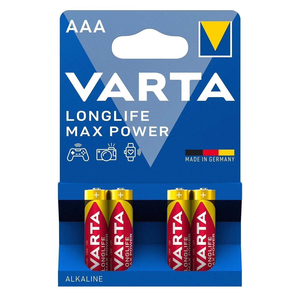 Varta Longlıfe Max Power Aaa Ince Pıl 4'lü