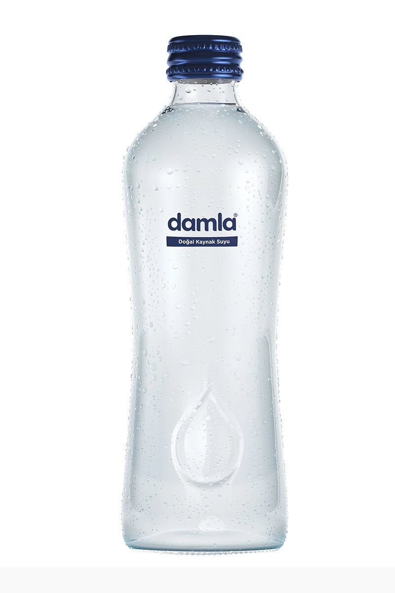 Damla Su Cam Şişe 330 Ml