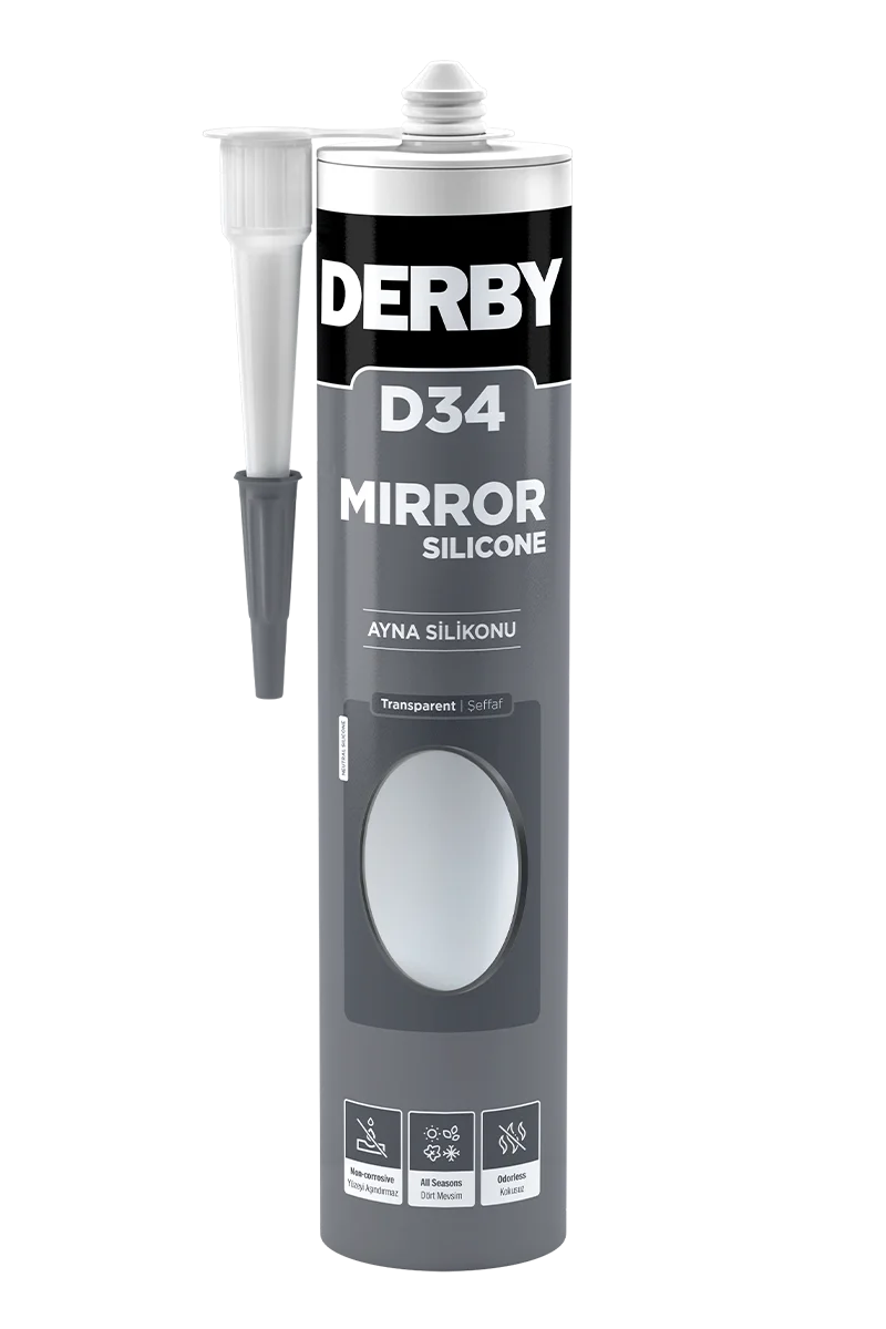 Derby D34 Ayna Sılıkonu Şeffaf 280 Ml