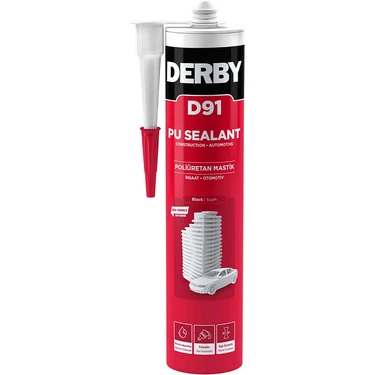 Derby D91 Pu Mastık Siyah 280 Ml