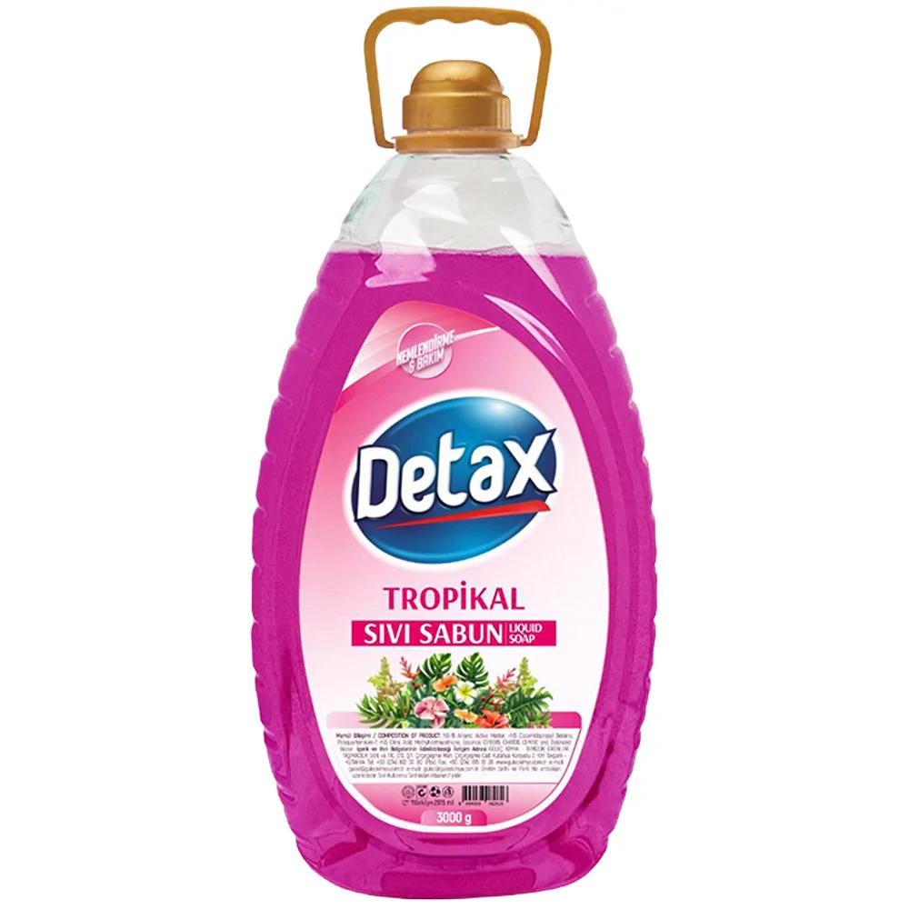 Detax Sıvı Sabun 3000 Gr Tropıkal
