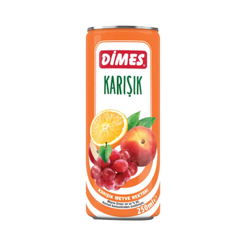 Dımes Meyve Teneke 250 Ml Karışık