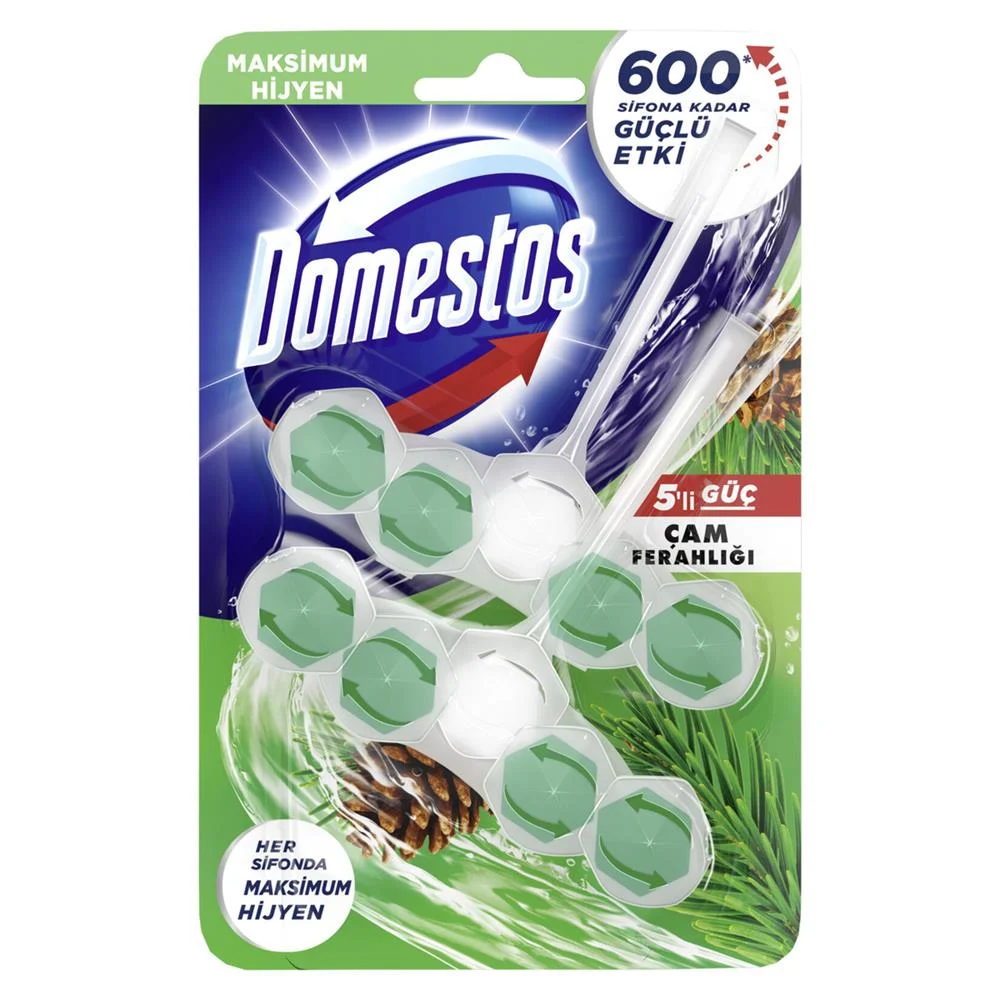 Domestos Wc Blok 5'li 2x50 Gr Çam Ferahlığı