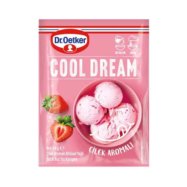 Dr.oetker Cool Dream 64 Gr Çilek Aromalı