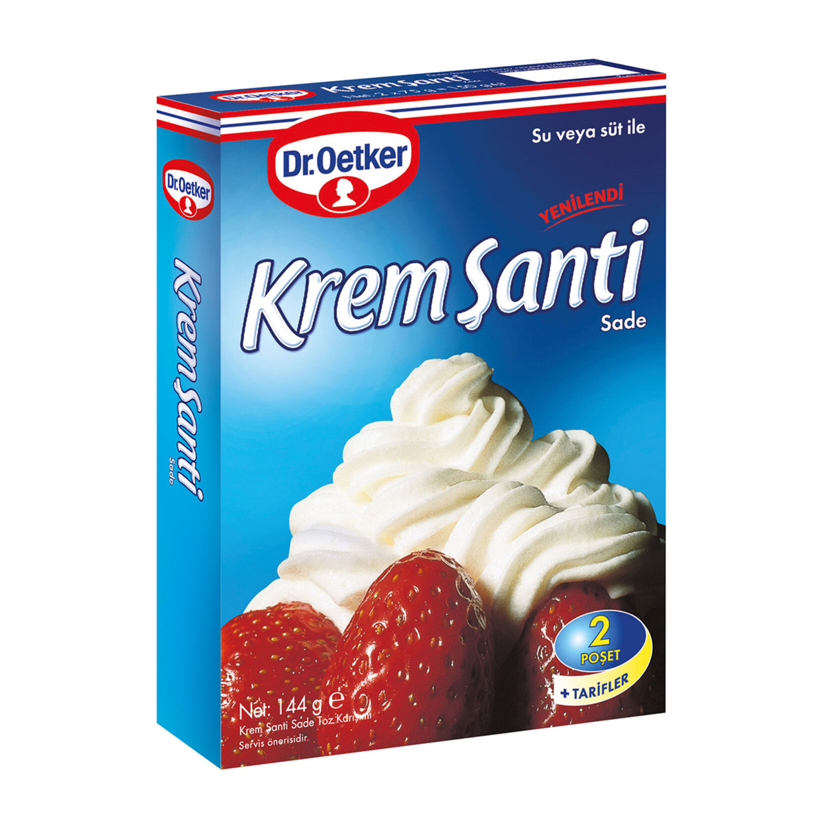 Dr.oetker Krem Santı Sade 144 Gr (2x72 Gr)