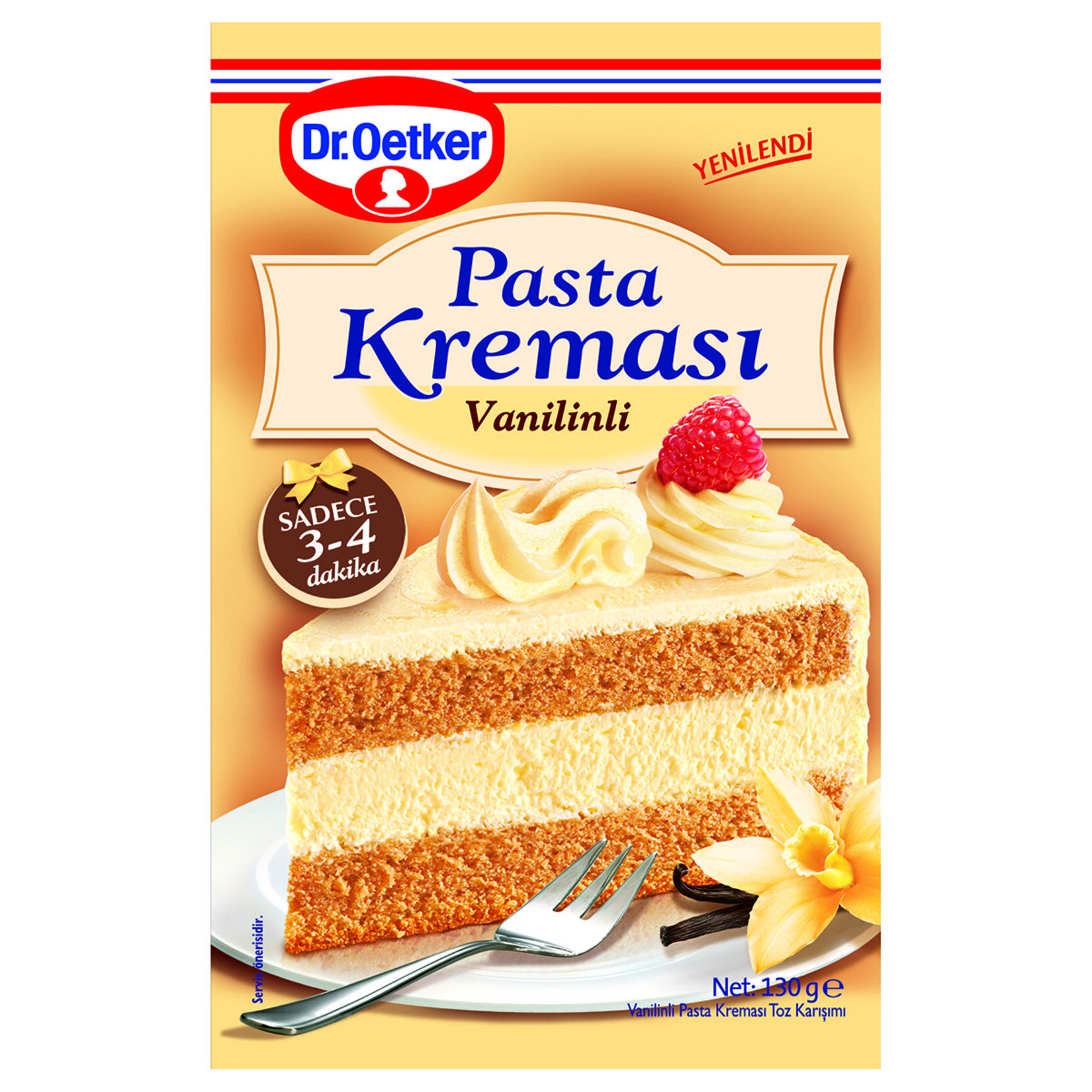 Dr.oetker Pasta Kreması Vanılınlı 130 Gr