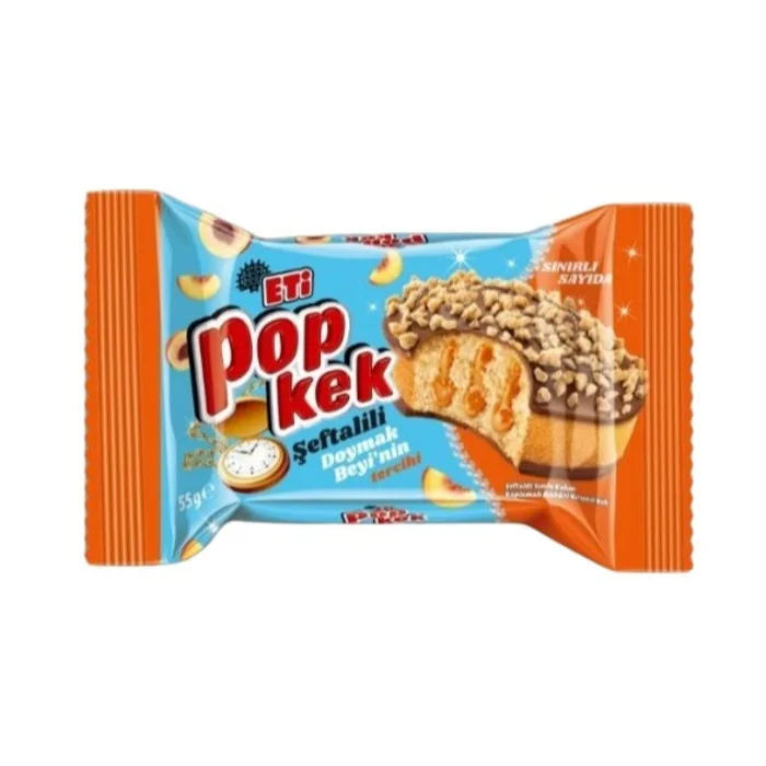 Etı Kek Popkek 55 Gr Şeftalili