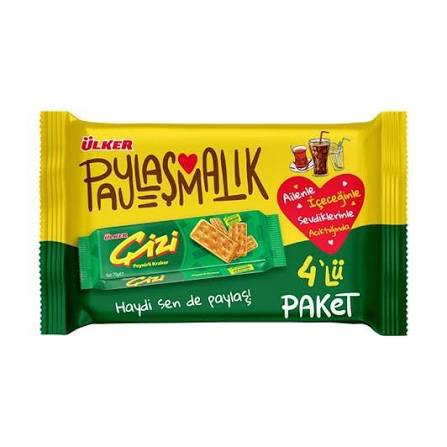 Ülker Kraker Cızı 280 Gr (4'lü Pkt)