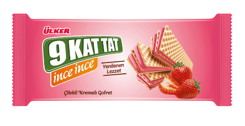 Ülker Gofret 9 Kat Ince Ince 114 Gr Çilekli