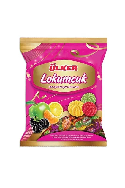 Ülker Ikramlık Lokumcuk Şeker 350 Gr Karışık