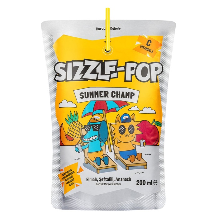 Sızzle-Pop 200 Ml Summer Champ
