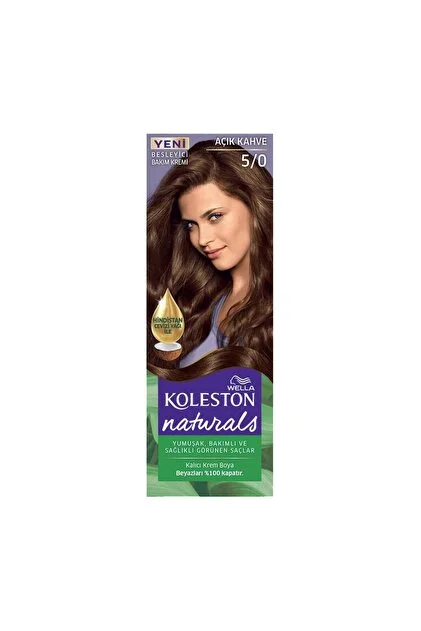 Wella Koleston Naturals 5/0 Acık Kahve