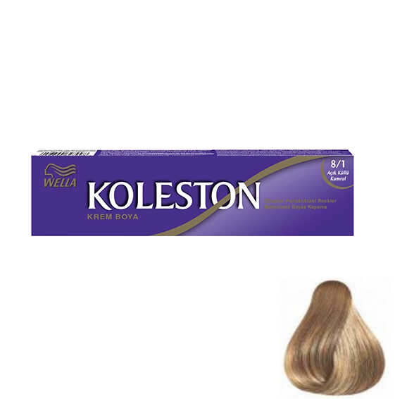 Wella Koleston Tup Boya 8/1 Acık Kullu Kumral