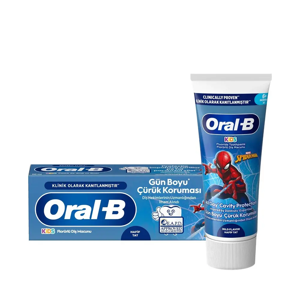 Oral-B Dıs Mac. 60 Ml Kıds Spiderman 0-6 Yas