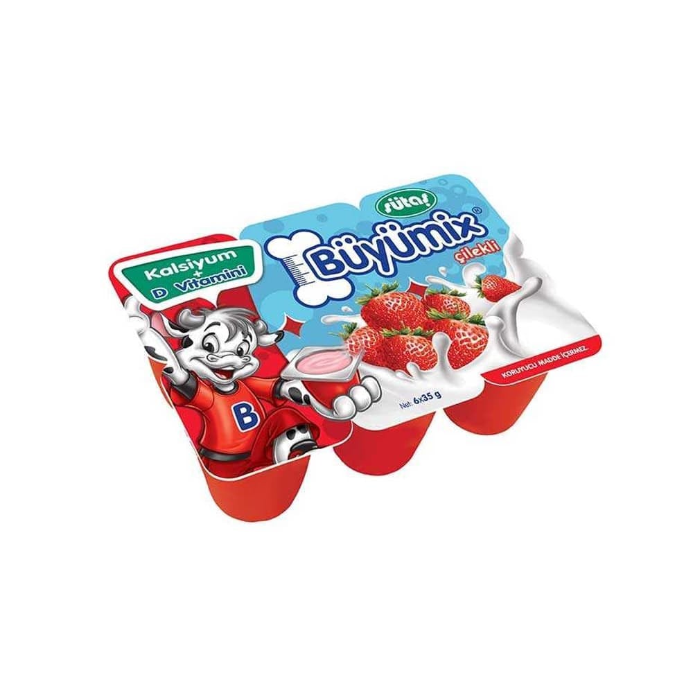 Sütaş Buyumıx 6x40 Gr Çilekli