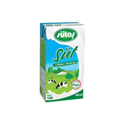 Sütaş Süt 500 Ml %2,5 Yağlı