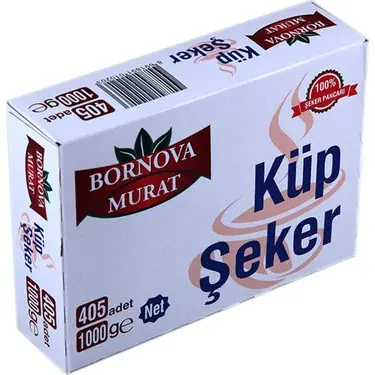 Bornova Murat Kup Şeker 1000 Gr 360 Adet