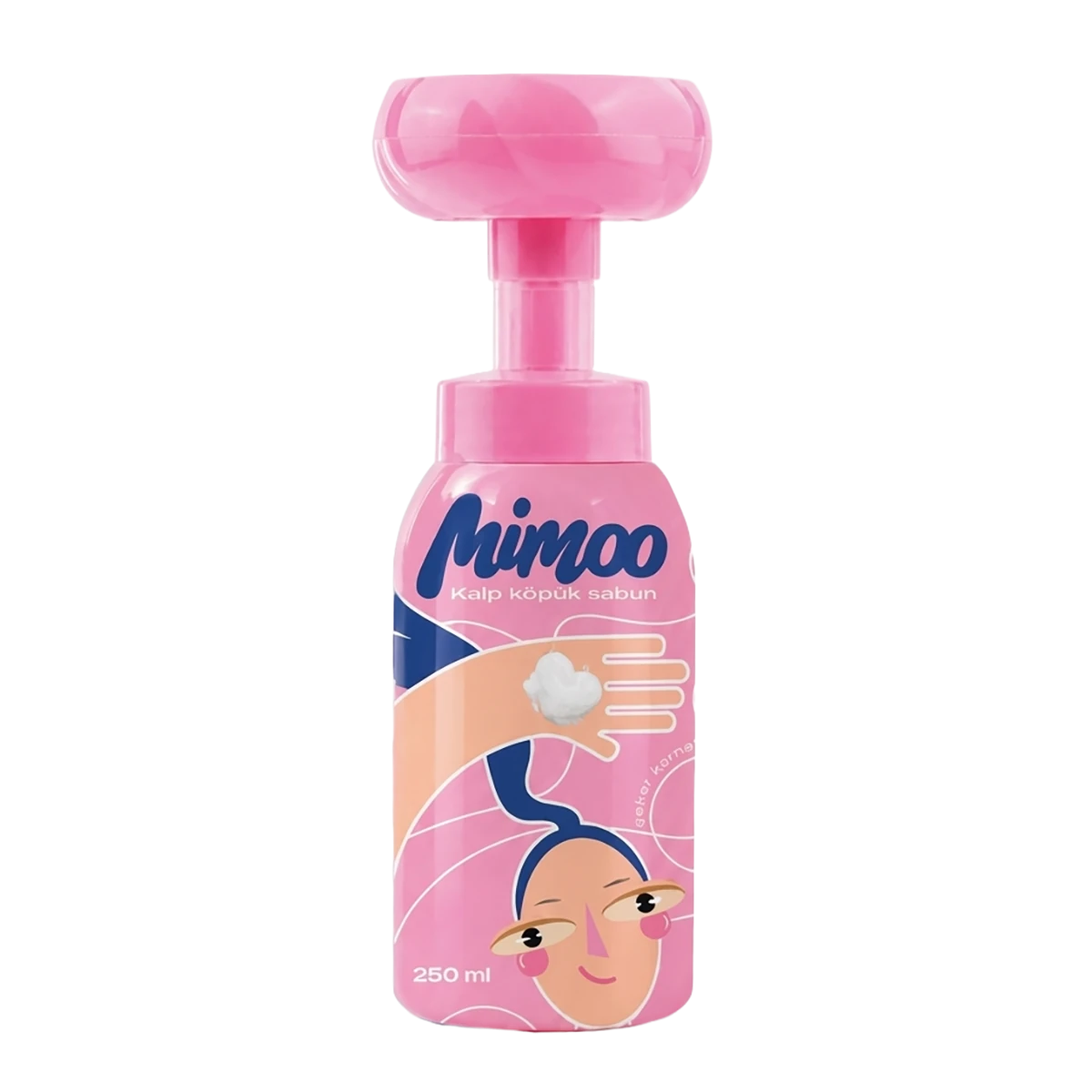 Mımoo Kalp Köpük Sabun 250 Ml Şeker Karnavalı