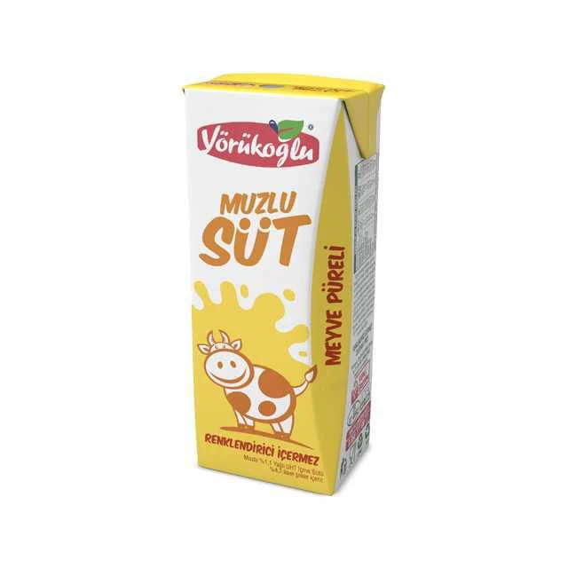Yorukoglu Süt Meyveli 180 Ml Muz