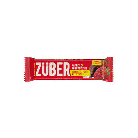 Zuber Meyve Bar 40 Gr Çilekli&Kakaolu