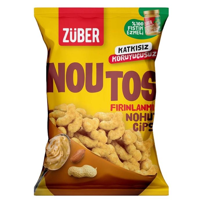 Zuber Noutos Nohut Cıpsı 55 Gr Fıstık Ezmeli